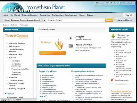 How to download ActivInspire