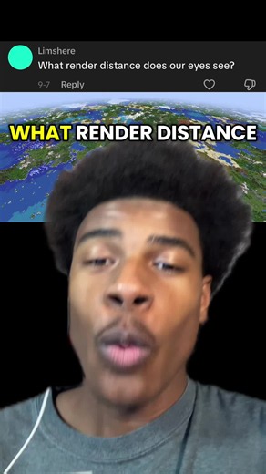 What render distance do our eyes see in? #renderdistance #willplayzlsr | eye distance filter