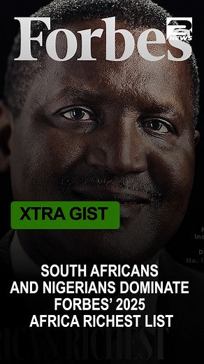 Forbes has unveiled its 2025 Billionaires List, highlighting Africa’s wealthiest individuals. The ranking reveals that South Africans dominate the list, with seven billionaires, while Nigerians follow closely with four. #TV3GH | TV3 Ghana