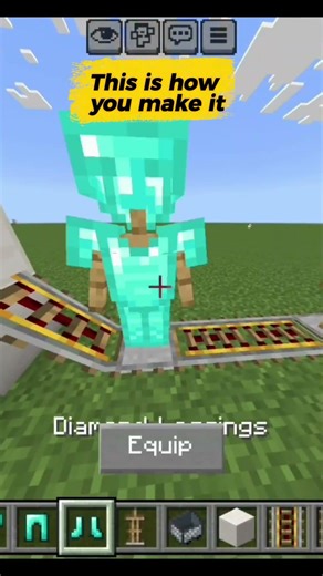 Two armor stands are fighting 😱