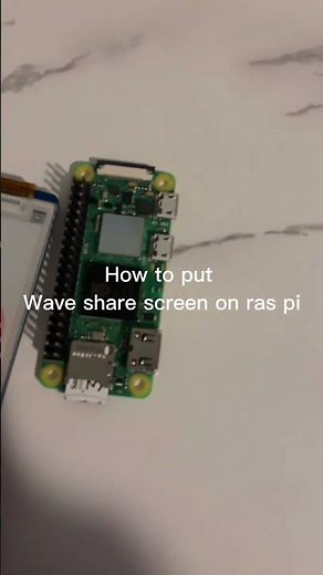 How to put waveshare screen on raspberry pi
