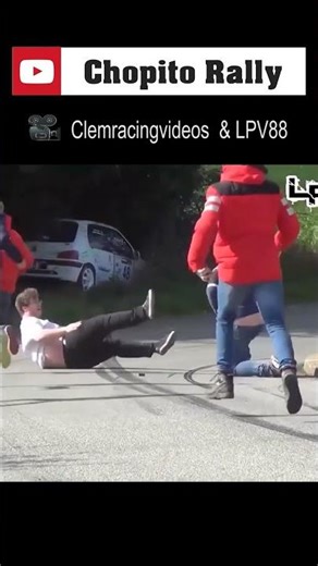 🤦‍♂️ These really are...two BIG CRASHES 🤣🤣(In addition to the rally car)#chopito #crash #rally