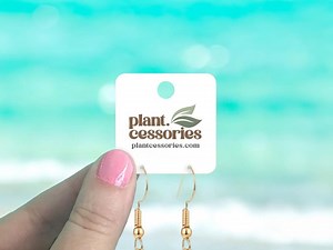 Custom Mini Earring Cards 1.5" Set of 95 Cards, Hanging Jewelry Display Cards, SH0079-01 - Etsy