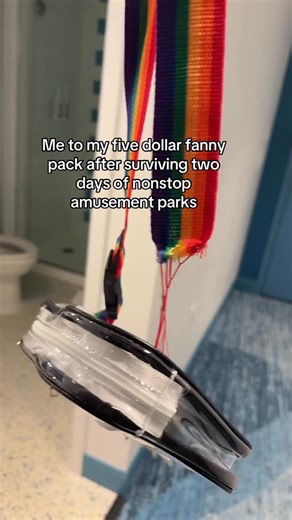 Fay on Instagram: "Rest in peace pride fanny pack, thank you for your service #fyp #foryou #trend #Disney world #amusement"
