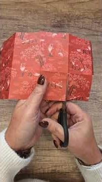 Autumn Toile Triangle Treat Bag