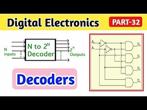 Decoders in digital electronics| decoders in hindi| decoders | Encoders and decoders deep learning|