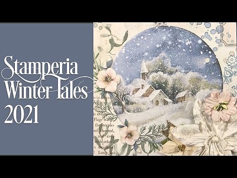 Stamperia Winter Tales Mini Album Tutorial Walk Through