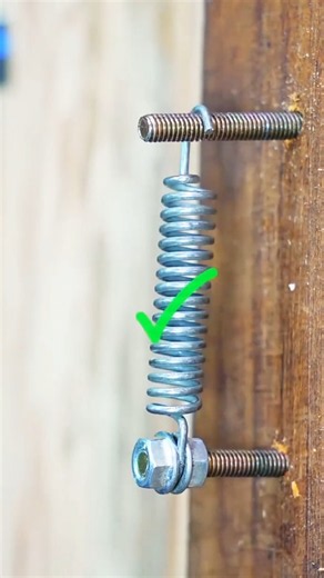 Easy Spring Installation Trick 🎉 Simple Spring Fitting Tutorial 👍 #craft #handmade #skills