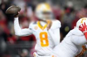 Tennessee Posts Highlight Of Interception From Practice, Bizarrely Blurs QB Who Threw It