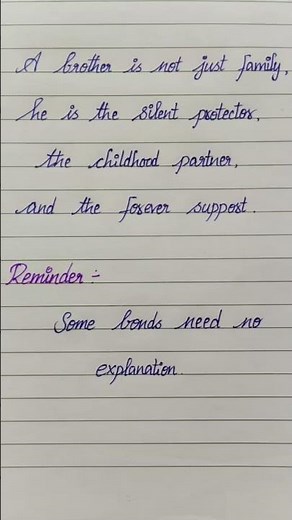 A Brother Is More Than Family ❤️ | Heart Touching Brother Quote #Shorts #brother #Emotional