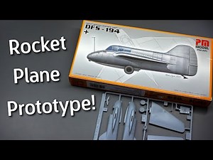 Not Much Plastic For The Price? PM Model DFS-194 Rocket Plane Model Kit in 1/72 - Unboxing Review