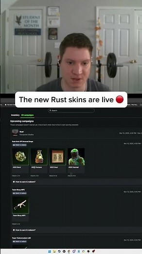 The new Kick drops are live 🔴 #rust #rustkick #rustdrops #ruststreams #rustevent