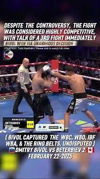 DMITRY BIVOL VS ARTUR BETERBIEV 2 HIGHLIGHTS | #dmitrybivol #arturbeterbiev #bivolbeterbiev #boxing