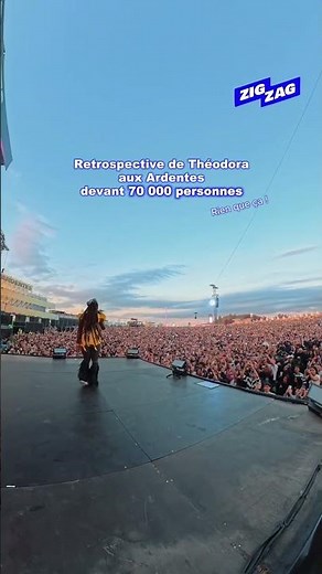 THEODORA PERFORME DEVANT 70 000 PERSONNES ❤️‍🔥