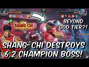 6 Star Shang-Chi DESTROYS Act 6.2 Champion Boss - Beyond God Tier MVP - Marvel Contest of Champions