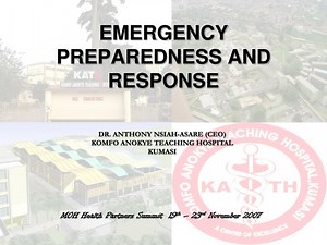 EMERGENCY PREPAREDNESS AND RESPONSE - SlideServe