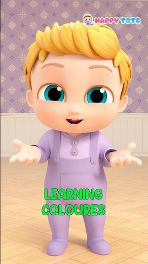Learn Colors With Dots | Nursery Rhymes & Kids Songs | Happy Tots