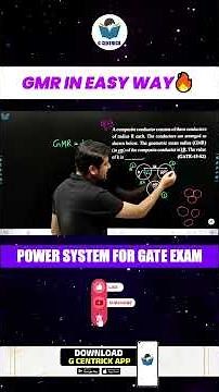 GMR in Easy way🔥|| Power system for GATE Exam #gate #gateexam2026 #gcentrick