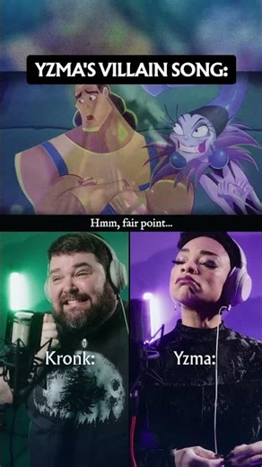 Poor Kronk just trying to keep Yzma in check 💀🧪 YZMA'S VILLAIN SONG is out! ‪@brianhullsvoice‬