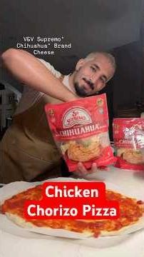 Chicken Chorizo Pizza #recipe