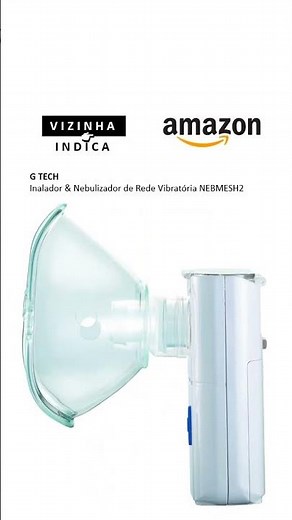 👉🏼 G TECH Inalador & Nebulizador de Rede Vibratória NEBMESH2
