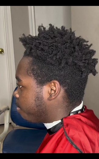 Nappy Fade Transformation - ReggieCutz: Night Fade Haircut