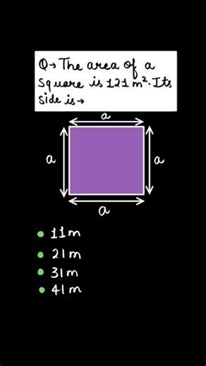 The Area of a Square??#shorts #maths #mathematics #easylearning