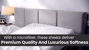 SGI bedding Adjustable Split Head Flex Top King 32" Microfiber Sheet Set Ultra Soft, Cooling & Deep Pocket 15 Fitted, 4-Piece Breathable & Durable Bedding Set for Split King Beds -Butter