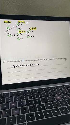 Tree Diagram with Conditional Probability | A-Level Maths | MathMech+ | #caie #probability