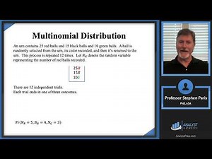 Multinomial and Hypergeometric Distributions (SOA Exam P – Univariate Random Variables)