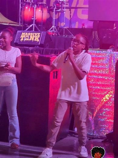 This young man was one of several children who owned the stage during the opening of the John Cupid Carnival Village #carnival #trinidadandtobago #soca #culture @machelmontano
