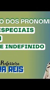 729 - EMPREGO DOS PRONOMES | CASOS ESPECIAIS - NENHUM - PRONOME INDEFINIDO - “ SEMPRE”