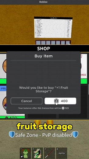 Trading fruit storage in bloxfruits #roblox #bloxfruits #bloxfruitstrading