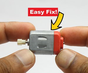 An Easy Fix for Broken DC Motors Under 10Minutes