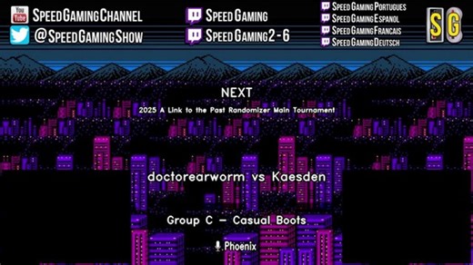 2025 A Link to the Past Randomizer Main Tournament. doctorearworm vs Kaesden. !alttpr for info