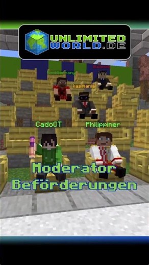 Mod Beförderungen für CadoQT & Philippiner #minecraft