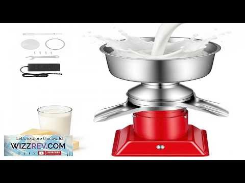 VEVOR Electric Milk Cream Separator 60L H Output 10500RPM Milk Cream Centrifugal Separator
