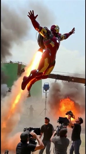 Iron Man (2008) 🤖 Behind the Scenes High-Action Set!