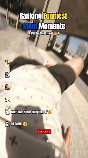 Ranking Funniest Stunt Moments😂