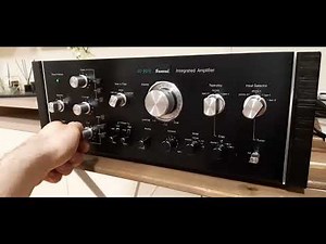 Sansui AU 9900 - Integrated Stereo HiFi Power Amplifier - Demo Audio Test -