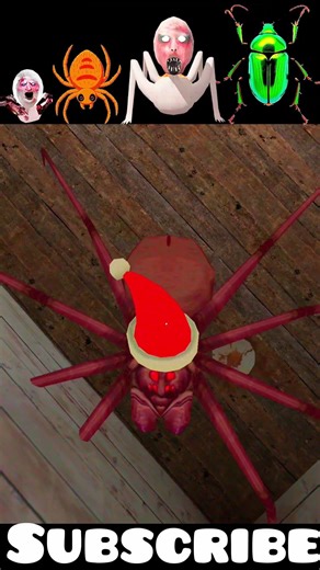 Tiny Spider🥹 to Mega Monster with Slendrina Baby 😱 (unbelievable growth small to large) #short #game