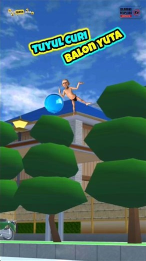 A Naughty Ghost Takes Yuya's Balloon 😁 #sakuraschoolsimulator #duniaqueen #ghost