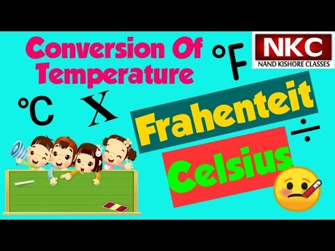 Conversion of Temperature| Celsius and Fahrenheit Conversion| Conversion Formula| Easy Calculation