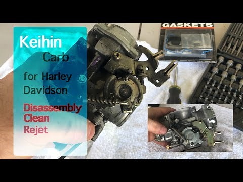 Keihin Carb Rebuild and Rejet for Harley Davidson Evo and Twin-cam Bikes