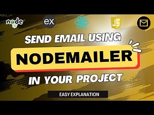 Send Emails Easily with NodeMailer in Node.js | How to Send Email in Project | Backend Web Solution