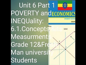 ECONOMICS important CLASS 12.CHAPTER 6 Poverty &In Equality :part 1