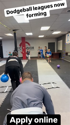 James O’Connor on Instagram: "Kids vs. adults dodgeball leagues now forming. Sign up for cash prizes. - Keep Moving Forward"