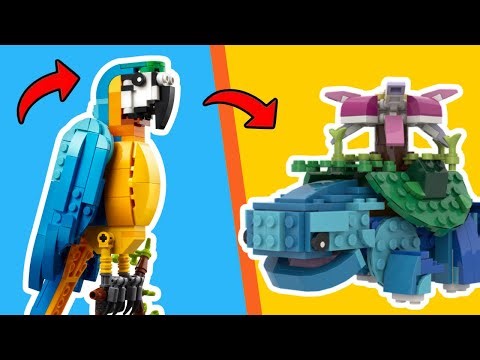 Turning a PARROT into a LEGO VENUSAUR…