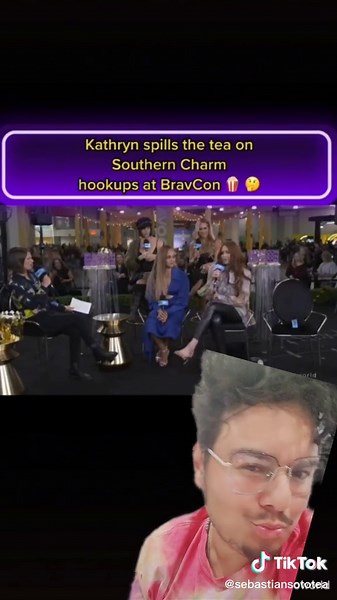 Girl Kathyrn is such a hot mess in the best way possible haha #southerncharm #bravocon2022 #bravotv #bravolebrities #craigconover #sheprose #austenkroll #tayloranngreen #oliviaflowers video credit to @itsabravoworld 🖤