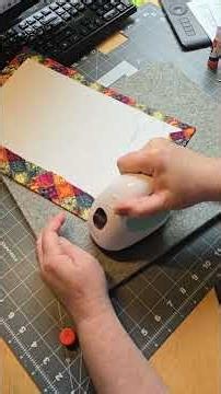 My new chunky quilted journal cover #diy #quilted #art